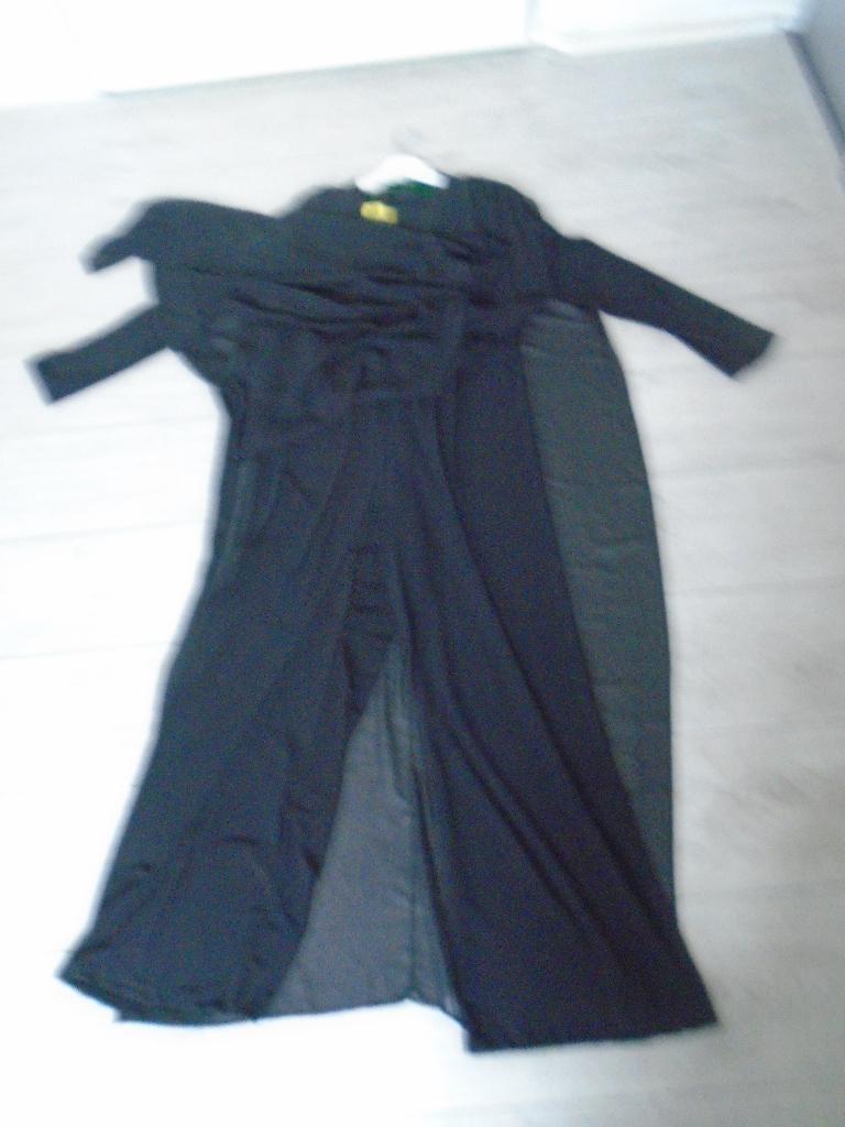Enderon Lange Zwart Stretch Pak Jumpsuit /Jurk maat 42 Nieuw, Kleding | Dames, Jumpsuits, Verzenden, Zwart, Maat 42/44 (L), Nieuw