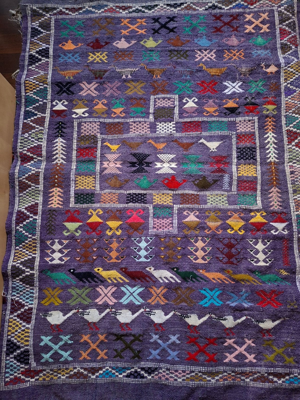 handgeweven Marokkaans kleed, Antiek en Kunst, Ophalen of Verzenden