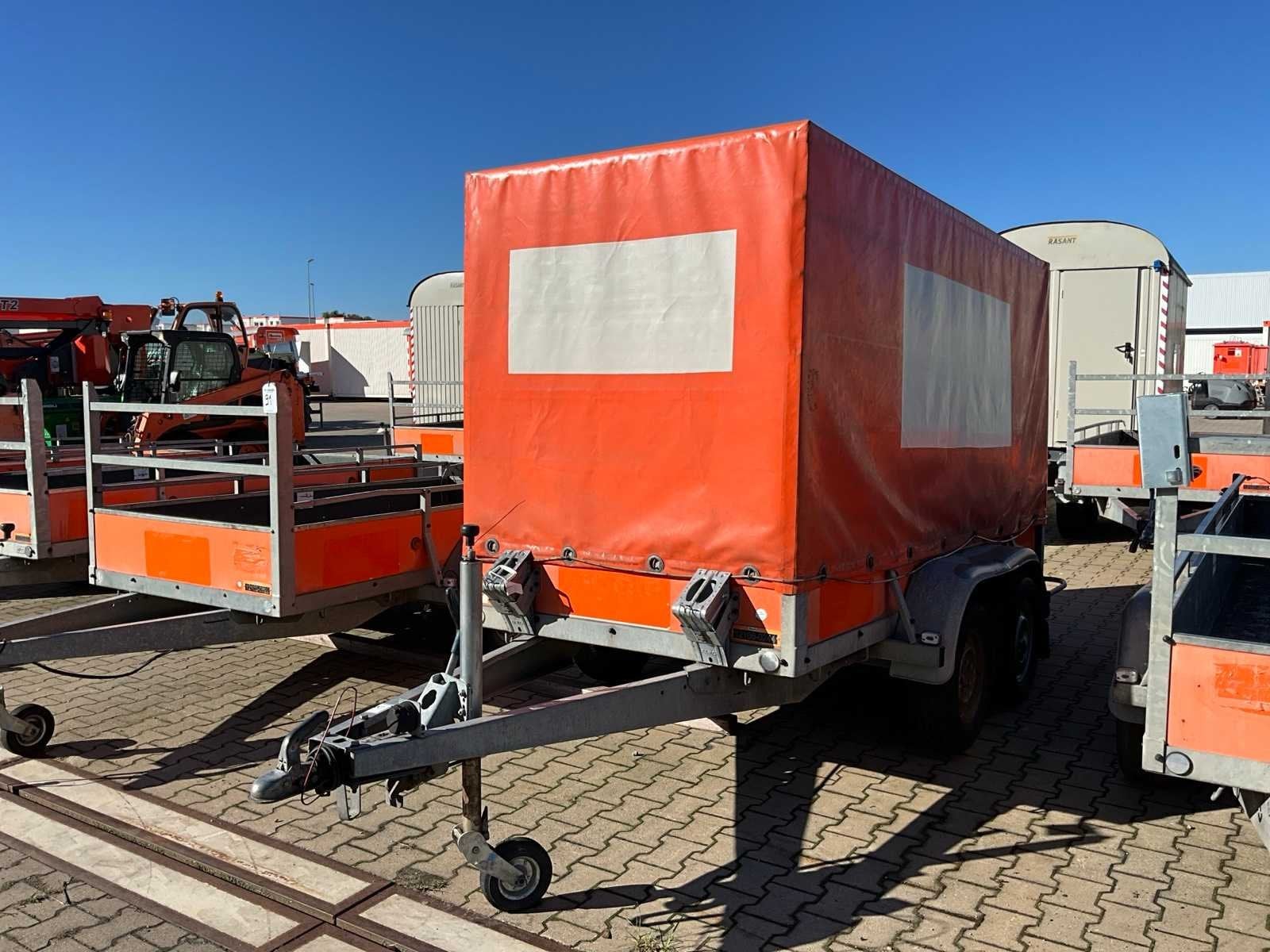 2015 Atec EB2 2-1 Dubbelas huifaanhangwagen, Gebruikt