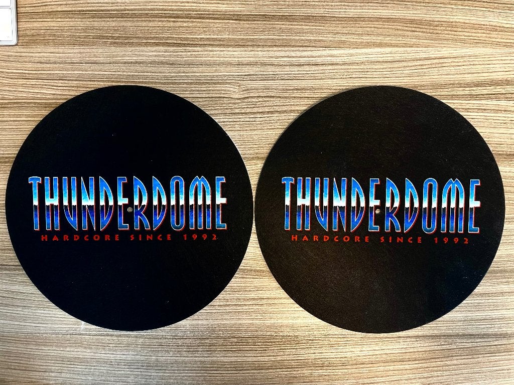 2 Originele ID&T / Thunderdome / Vinyl Slipmatten (Nieuw), Ophalen of Verzenden, Zo goed als nieuw