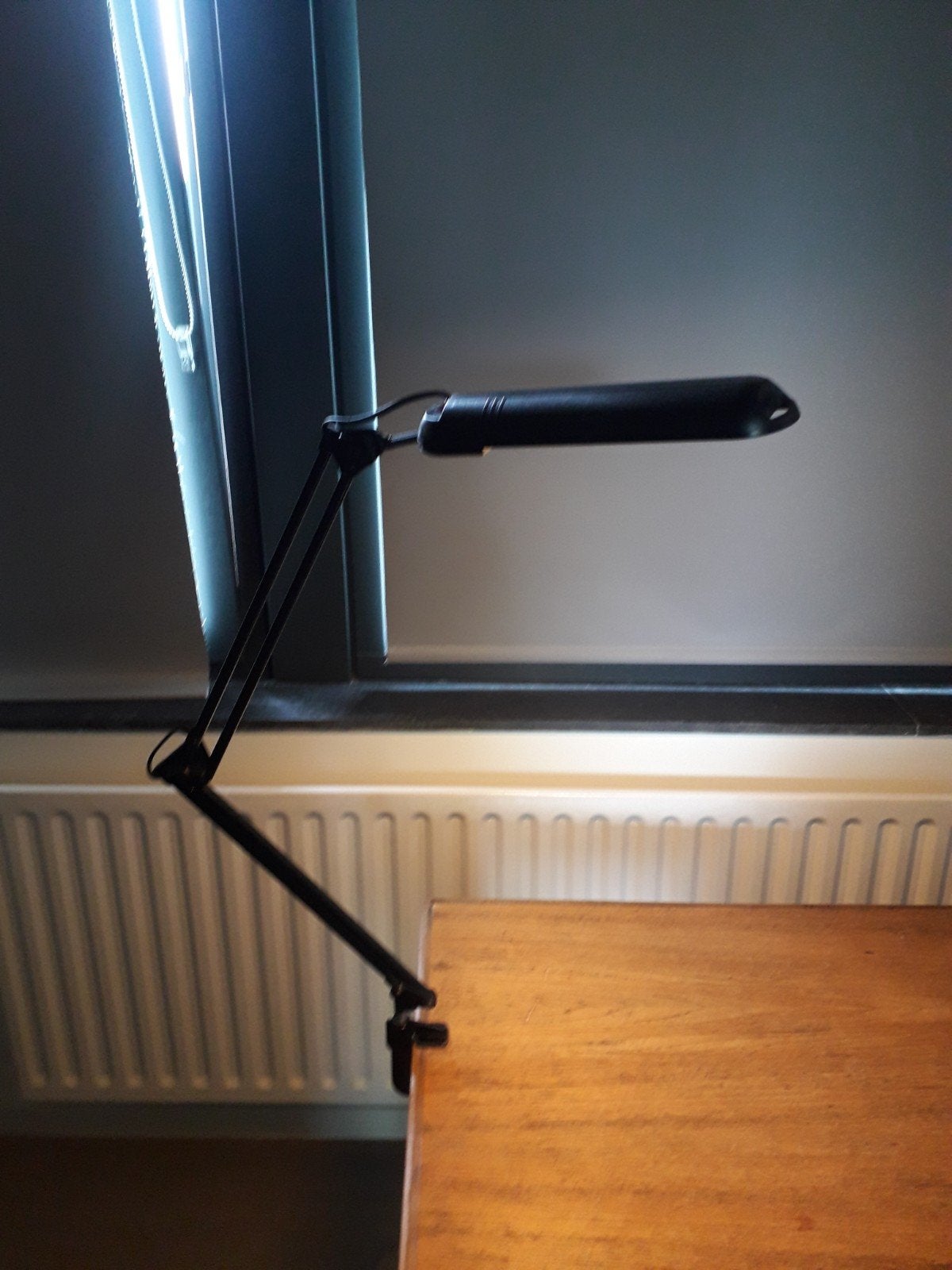 Finse vintage scharnier bureaulamp Lival Global, Ophalen, Zo goed als nieuw, Bureaulamp, Vintage