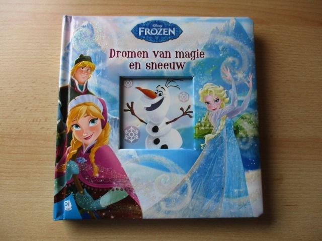 Disney Frozen kartonnen boek  Dromen van magie en sneeuw, Verzamelen, Disney, Ophalen of Verzenden, Overige figuren, Zo goed als nieuw