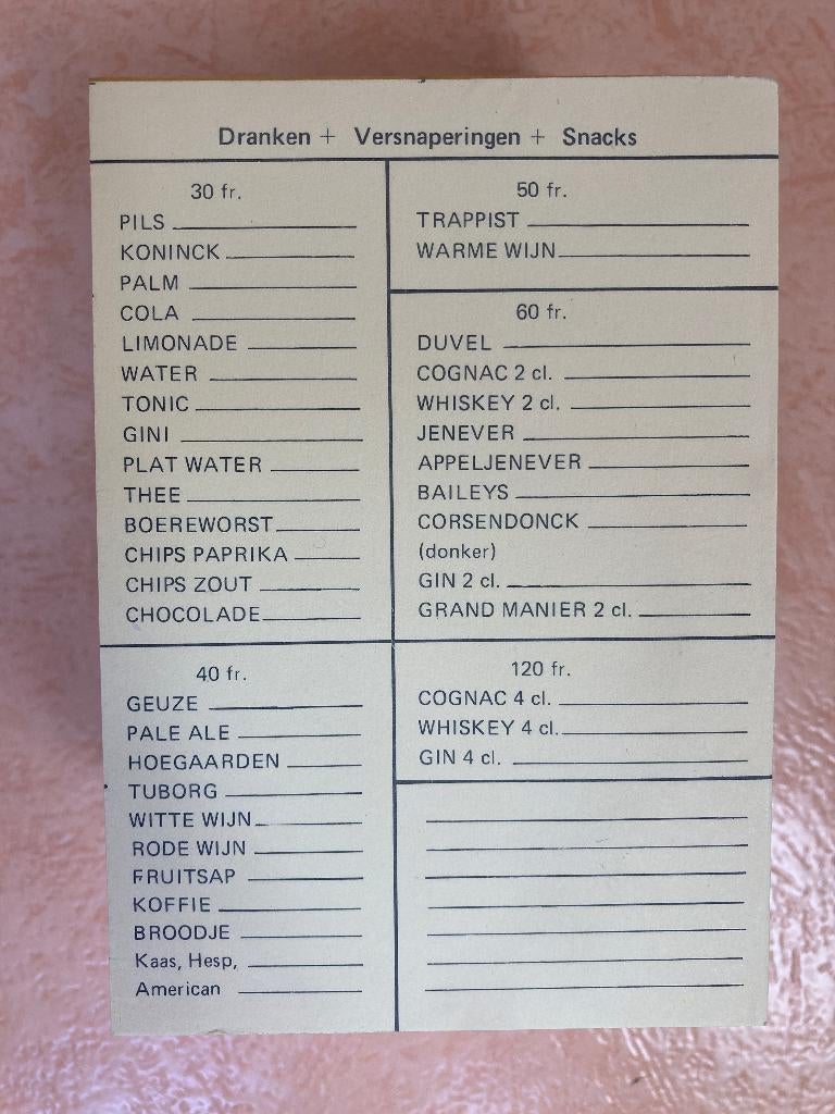 Notitieblok horeca 14 stuks, Diversen, Ophalen of Verzenden, Nieuw