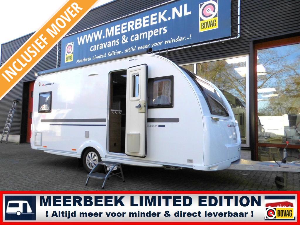 Adria Adora 462 PU +MOVER +LUIFEL +VLOERVER, Caravans en Kamperen, Caravans, Schokbreker, Rondzit, Tot en met 4, 1000 - 1250 kg