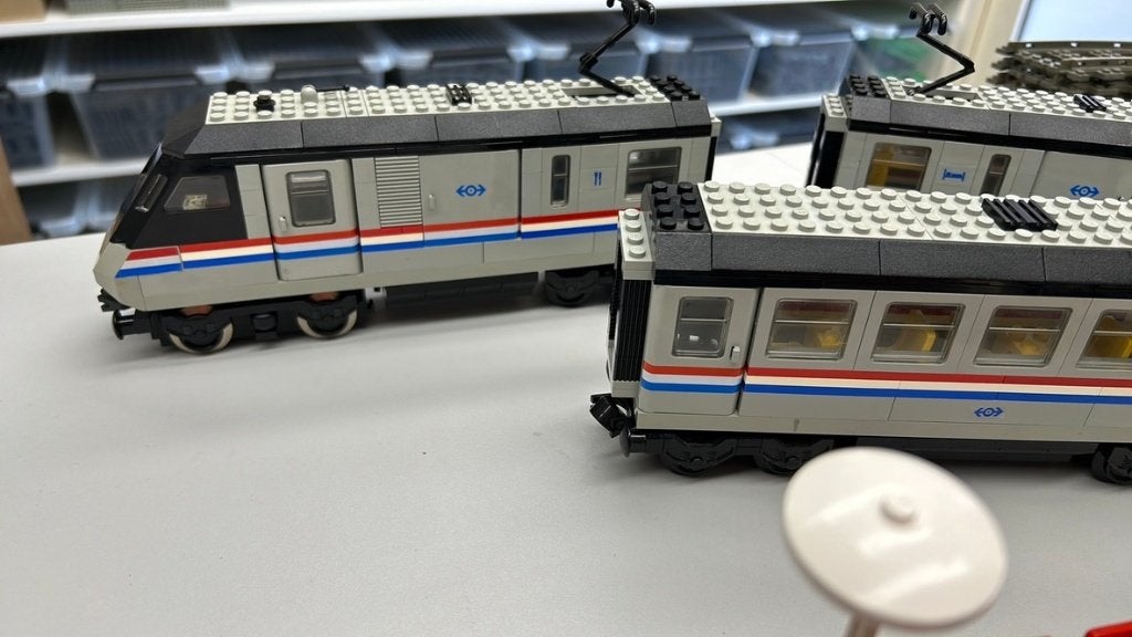 SB2268 Lego trein 4558 metroliner perfecte staat, Ophalen of Verzenden, Zo goed als nieuw