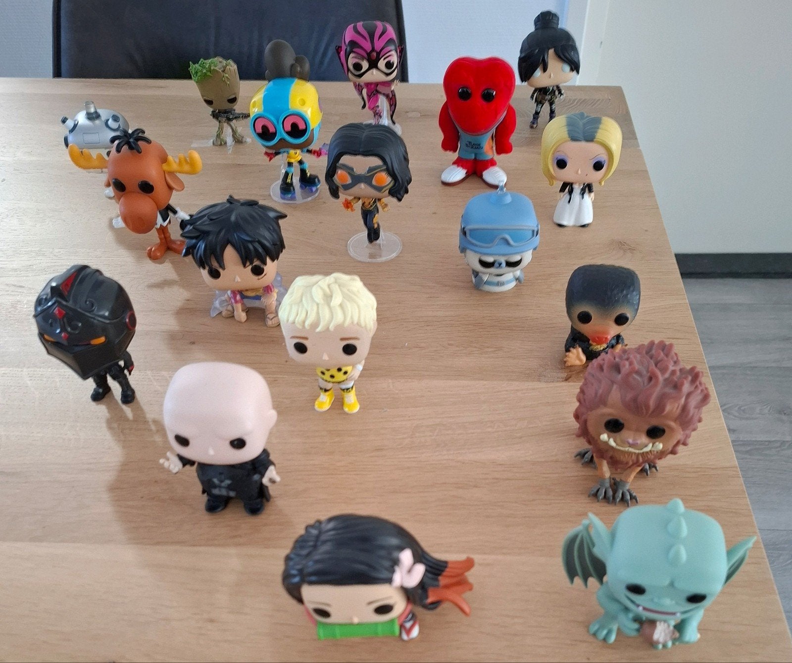 Funko poppen Marvel 18 x, Ophalen of Verzenden, Gebruikt