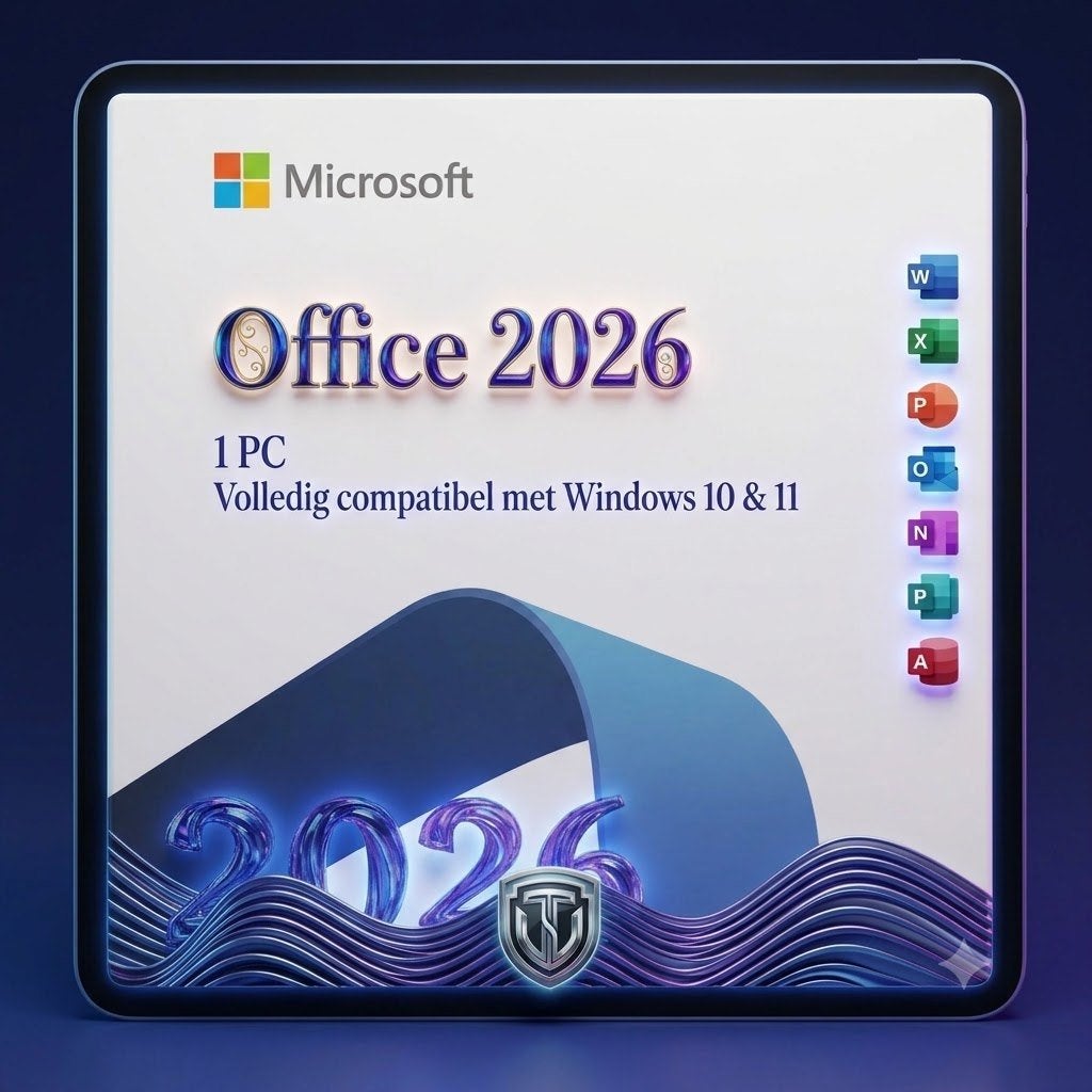 Office 2026 Pro Plus, Verzenden, Nieuw, Word, Windows