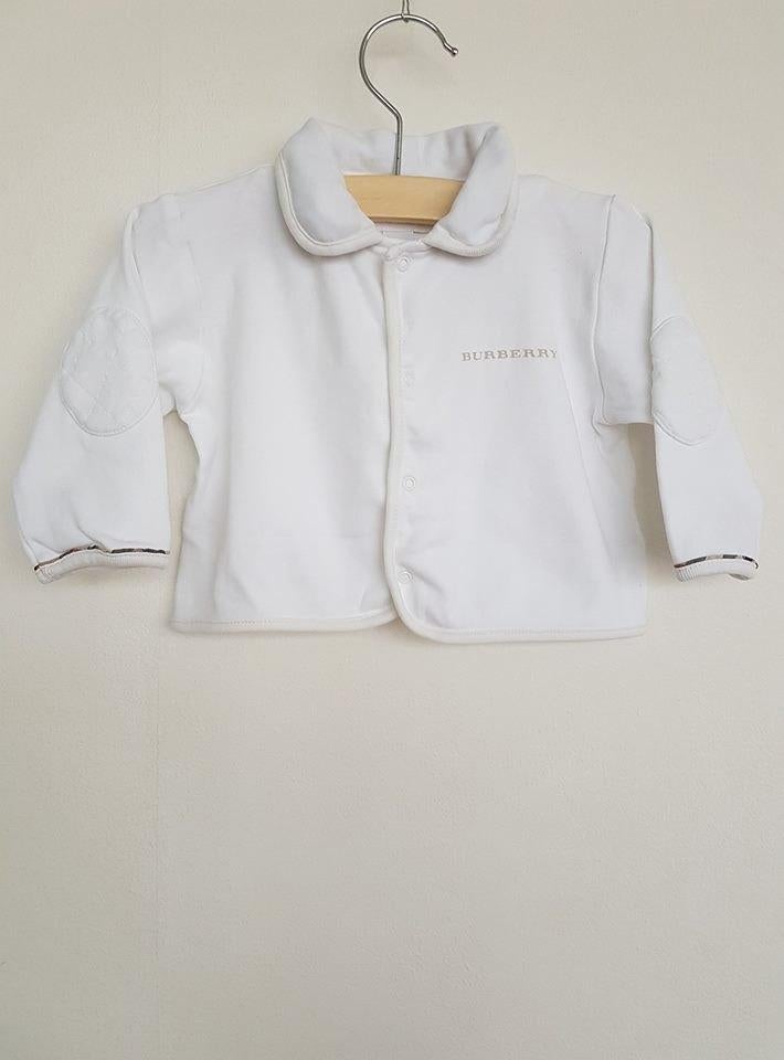 Burberry Baby wit vestje 68, Ophalen of Verzenden, Zo goed als nieuw, Jongetje of Meisje, Truitje of Vestje