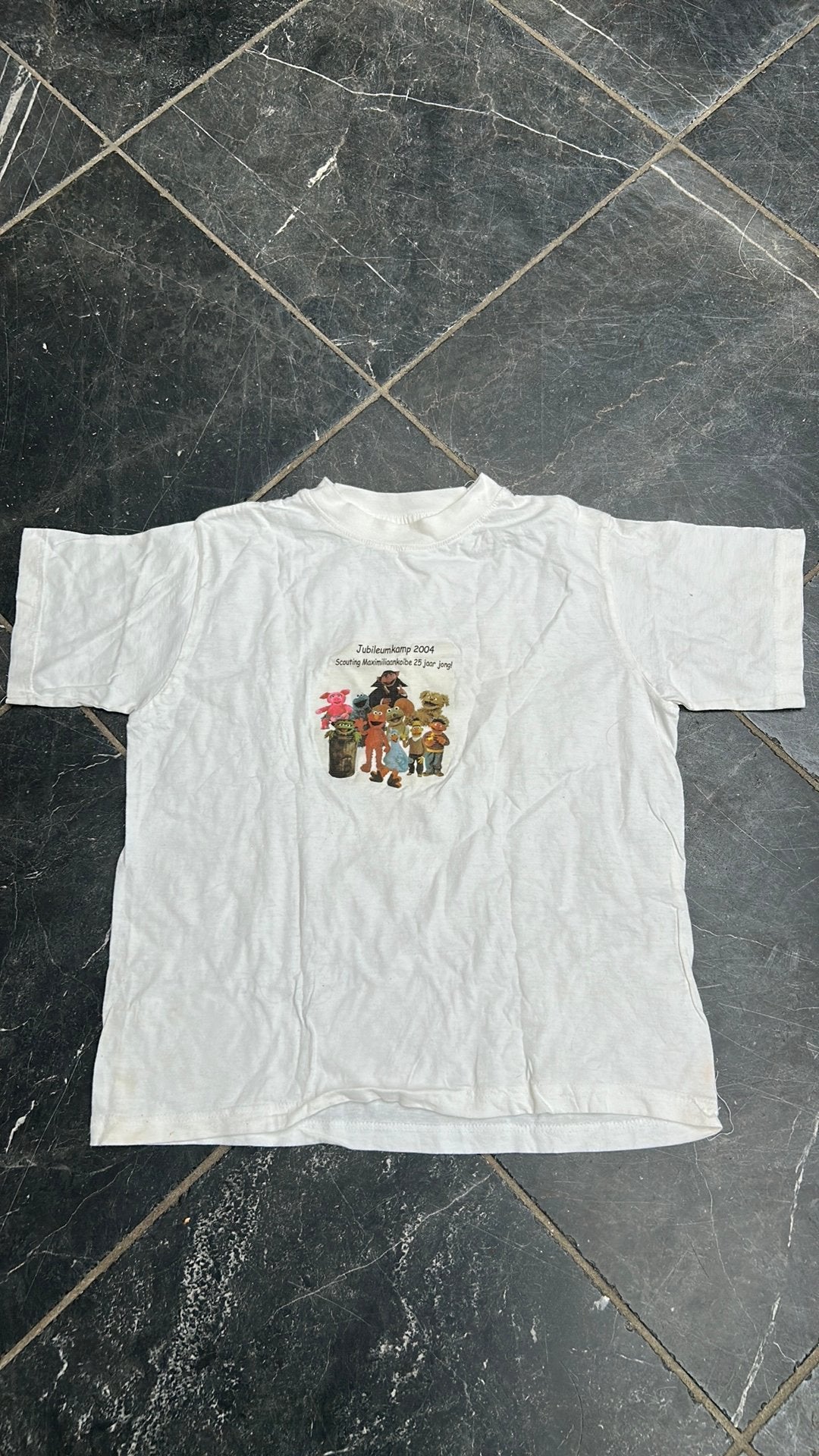 Scouting shirt Sesamstraat, Verzamelen, Ophalen of Verzenden, Gebruikt, Kleding