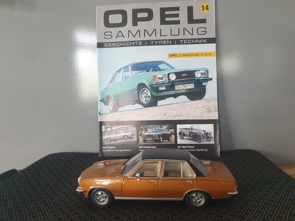 Opel Commodore B GS/E 1:24 Hachette Opel Sammlung, Hobby en Vrije tijd, Modelauto's | 1:24, Ophalen of Verzenden, Nieuw, Auto