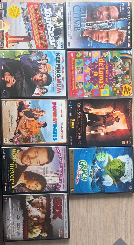 DVD films verschillende titels, Vanaf 6 jaar, Ophalen, Zo goed als nieuw, Overige genres