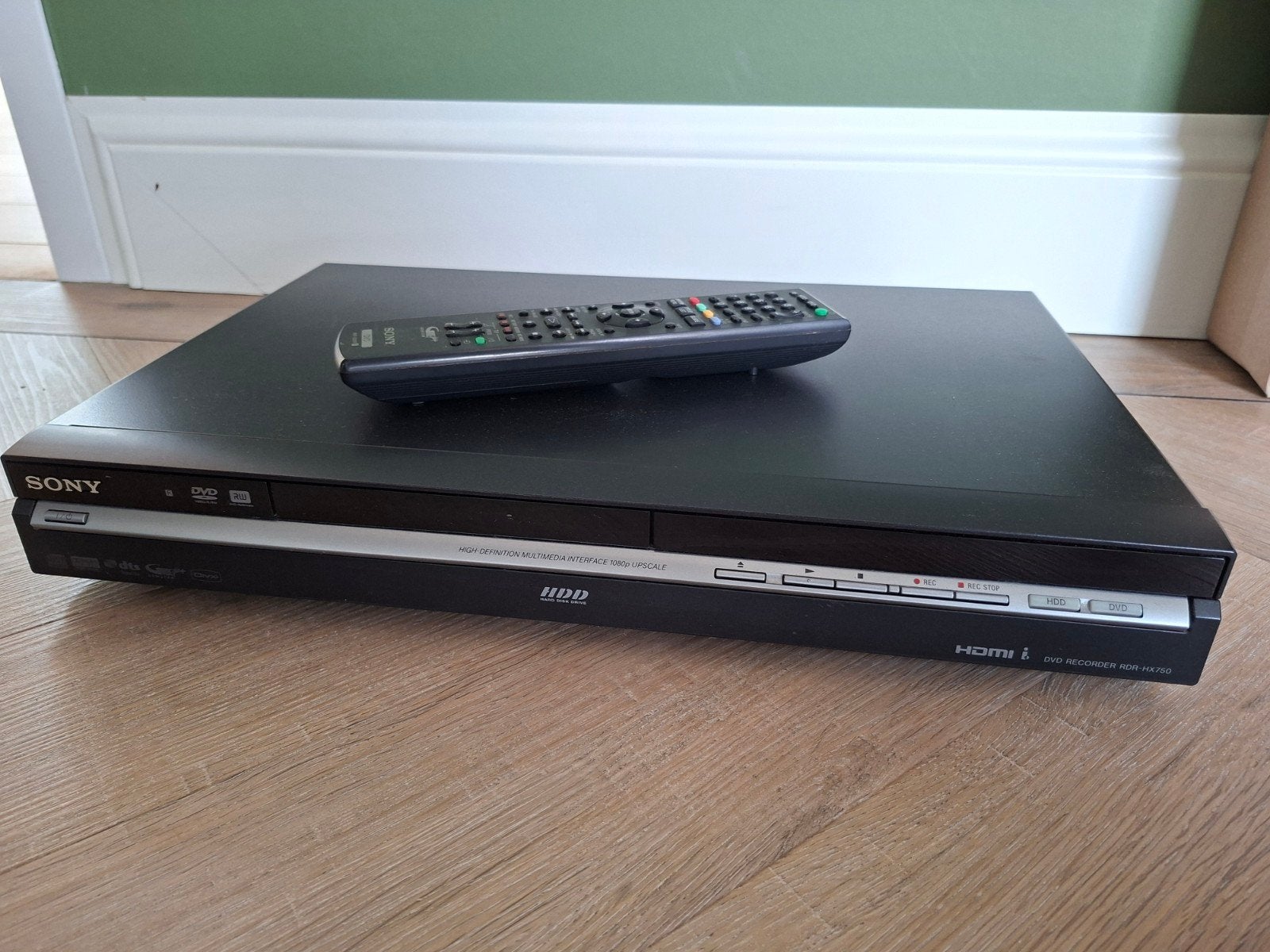 Sony DVD recorder RDR-HX750, Audio, Tv en Foto, Dvd-spelers, Ophalen of Verzenden, Zo goed als nieuw, Sony, Met harddisk