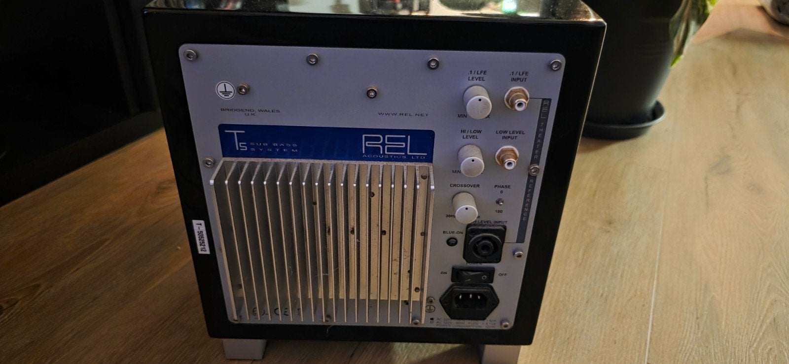 REL T5 Subwoofer - Goed werkend, Audio, Tv en Foto, Ophalen, Gebruikt, Subwoofer, Overige merken