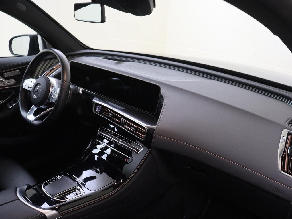 Mercedes-Benz EQC 400 4MATIC Premium Plus 80 kWh /Schuifdak, Auto's, Mercedes-Benz, Automaat, 80 kWh, Leder en Stof, Zwart