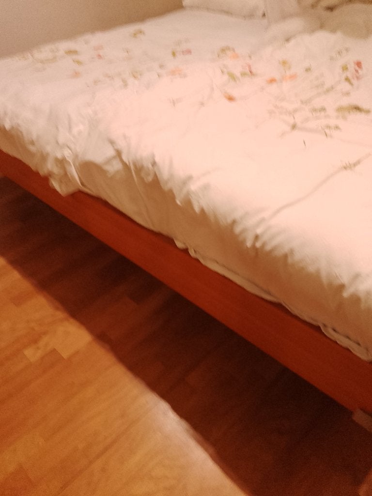 2 lattenbodems van 200x100 cm en bedframe van 200x200, Ophalen, Gebruikt, Tweepersoons, Overige maten