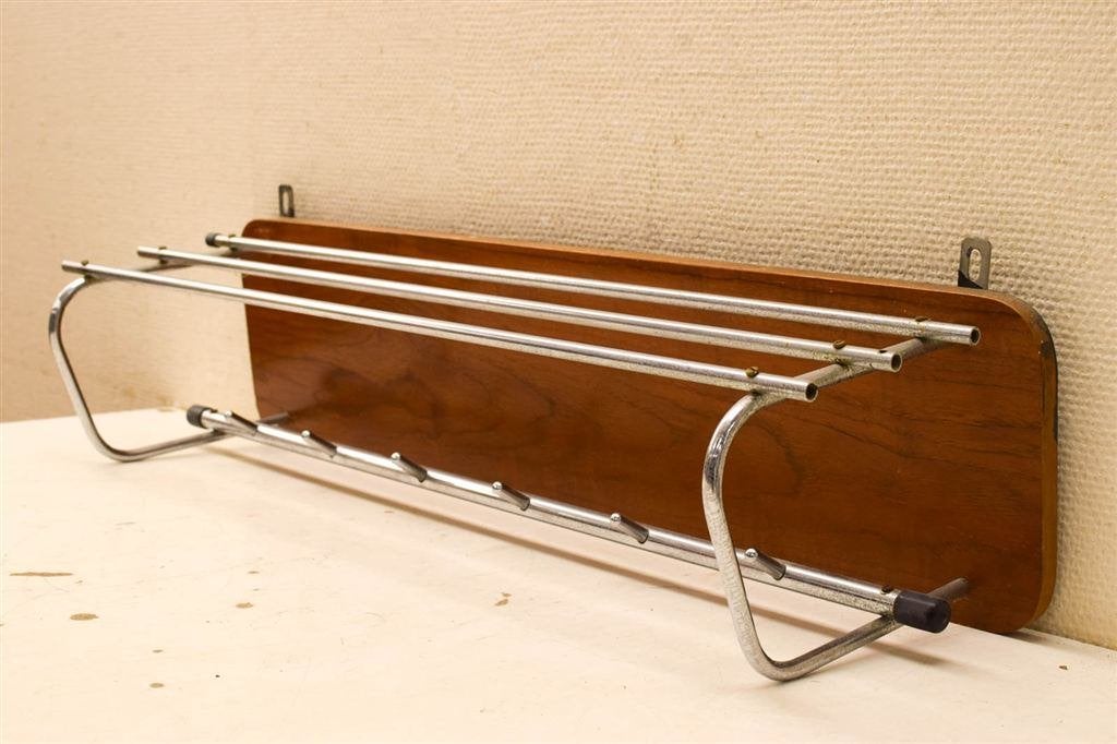 Houten Wandkapstok 49016, Wandkapstok, Gebruikt, Ophalen of Verzenden, Minder dan 100 cm