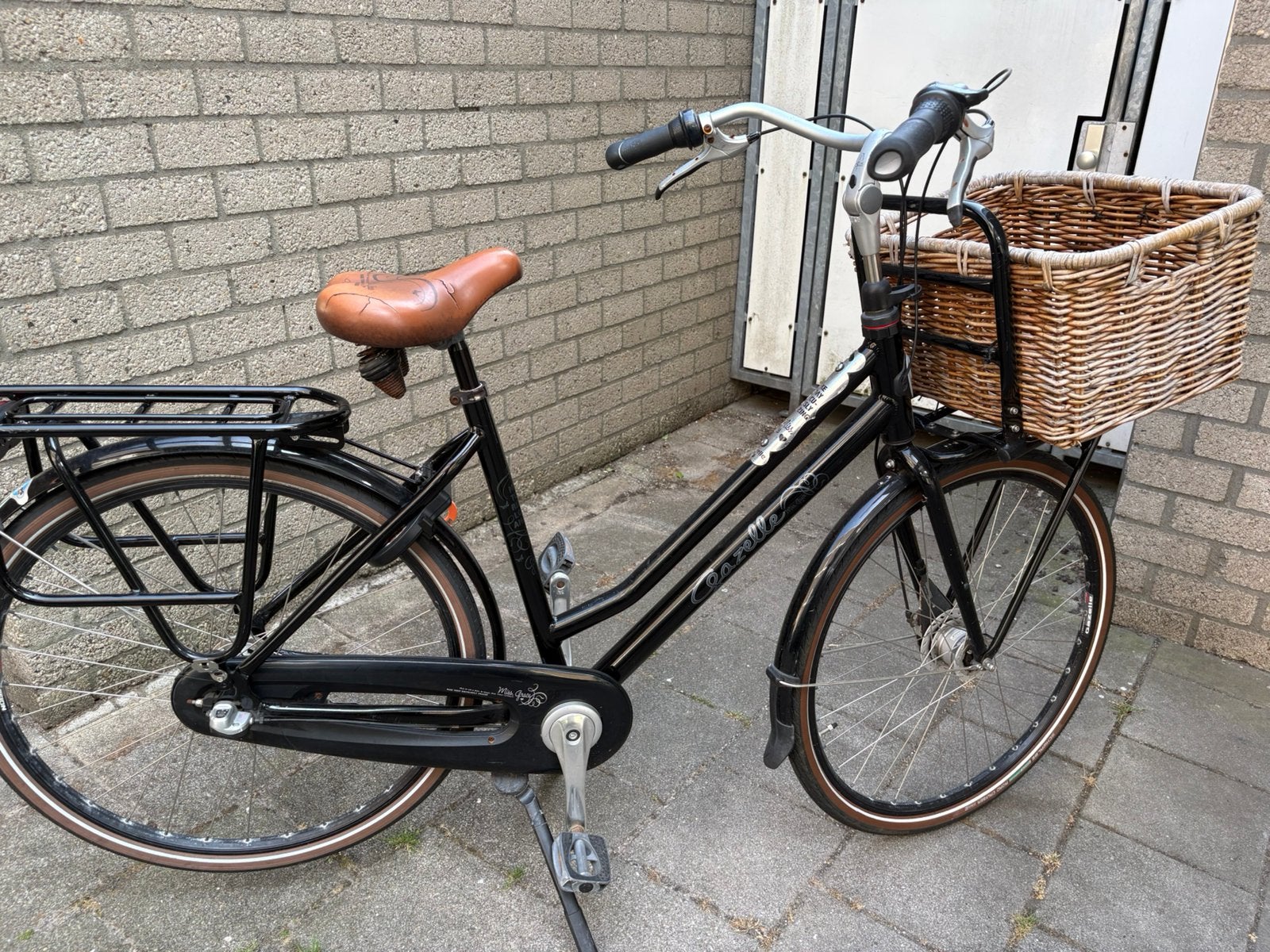 Damesfiets Gazelle met mand, Fietsen en Brommers, Fietsen | Dames | Damesfietsen, Ophalen, Versnellingen, Schijfrem, Gazelle
