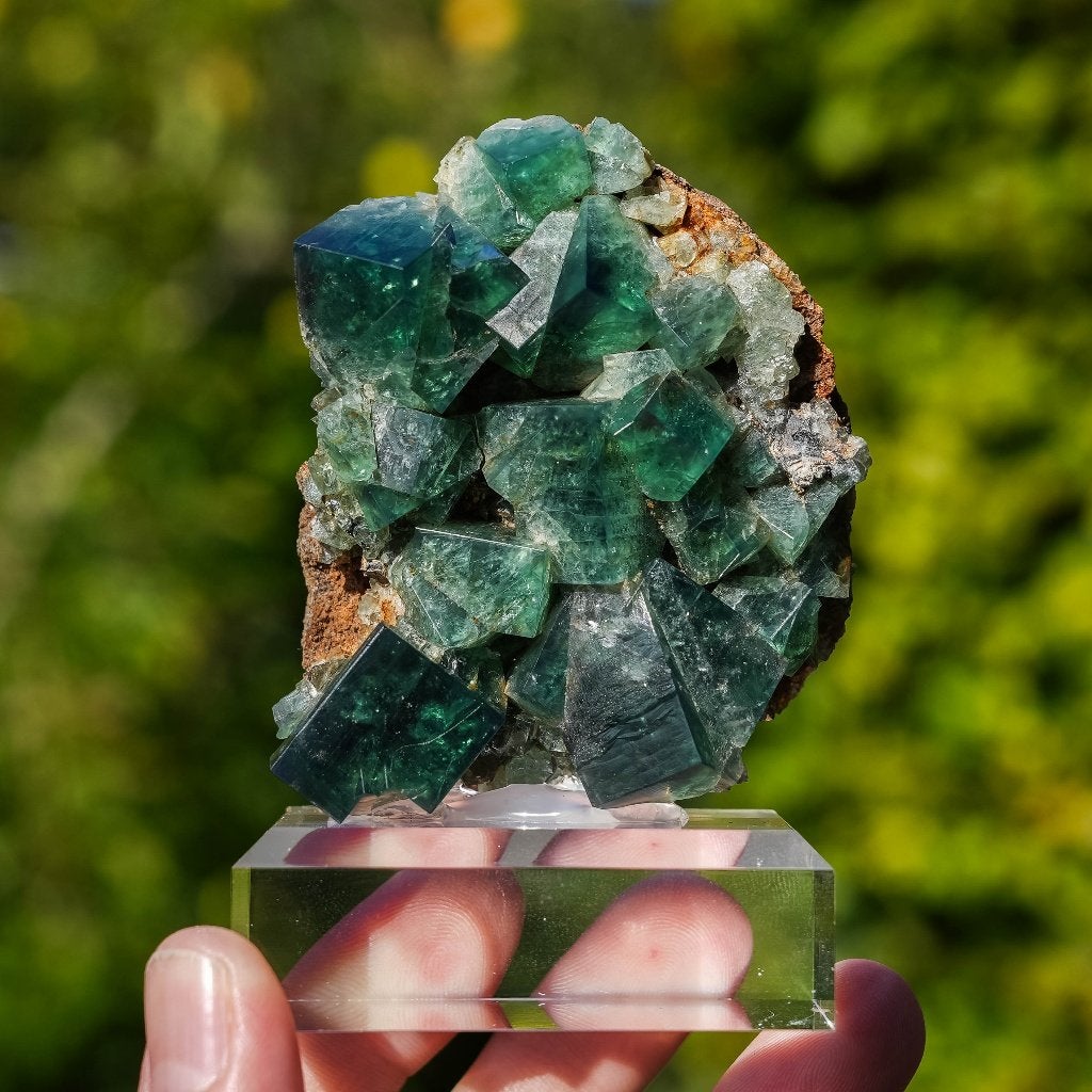Fluoriet uit Pocket 42 #8, Ophalen of Verzenden, Mineraal