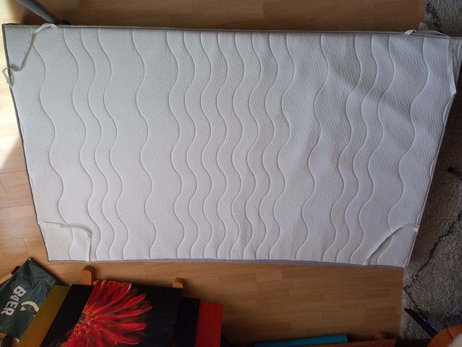 Matrastopper Koudschuim 120x200 cm - Weinig gebruikt, Ophalen, Zo goed als nieuw, Twijfelaar, 200 cm