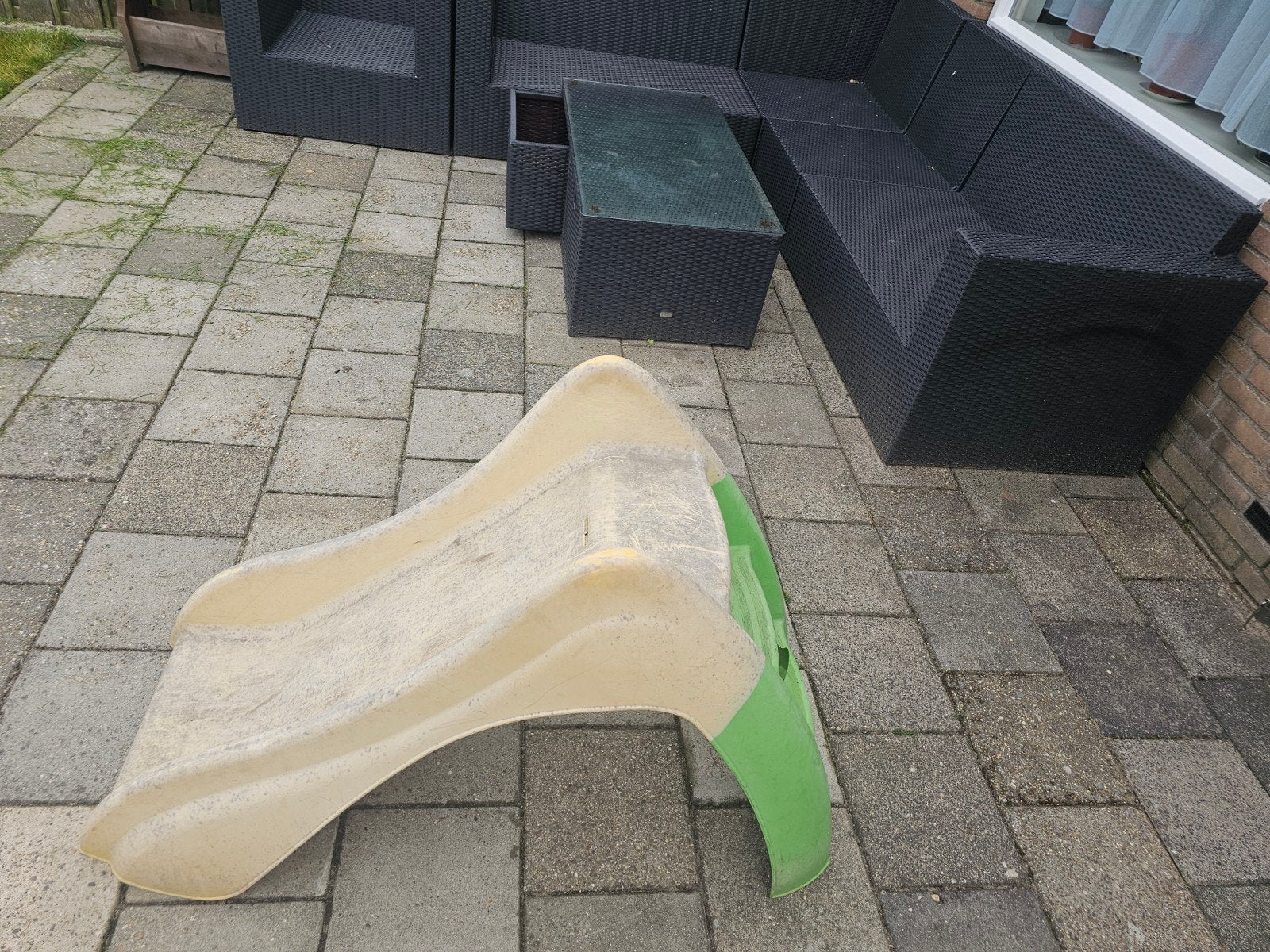 Gebruikte glijbaan voor speeltoestel, Ophalen, Gebruikt, Glijbaan, Aanbouwonderdeel