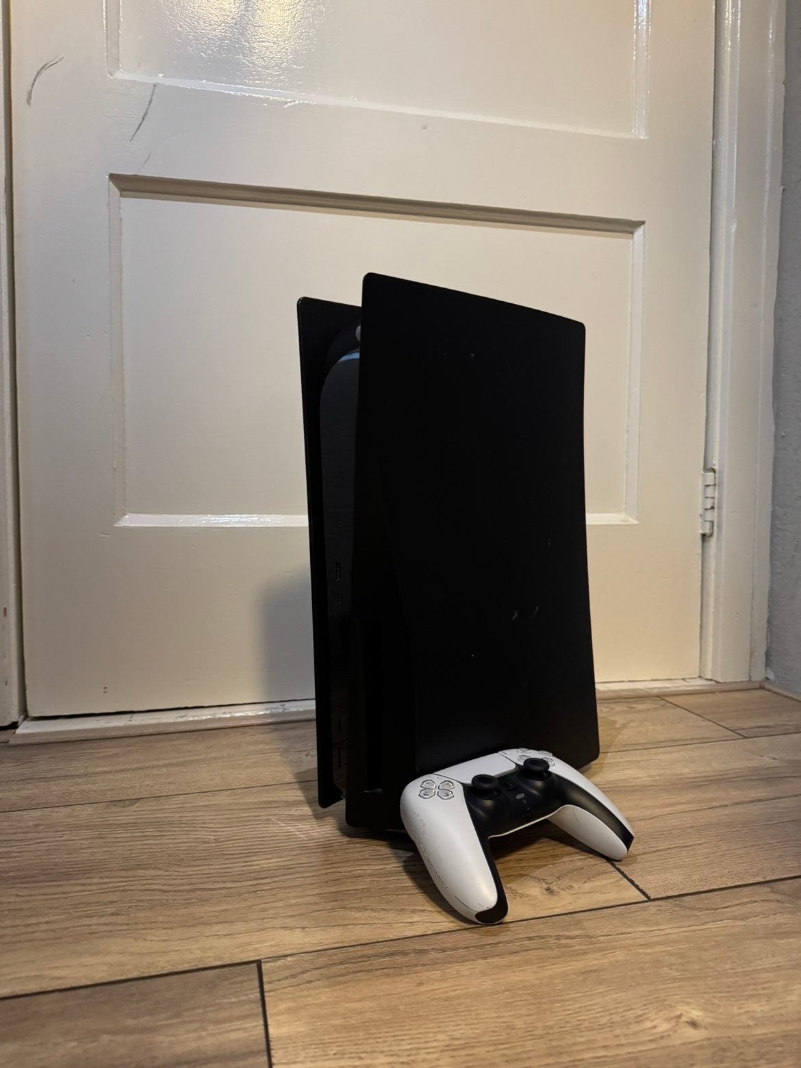 Sony PlayStation 5 (PS5) met extra zwarte covers, Ophalen, Zo goed als nieuw