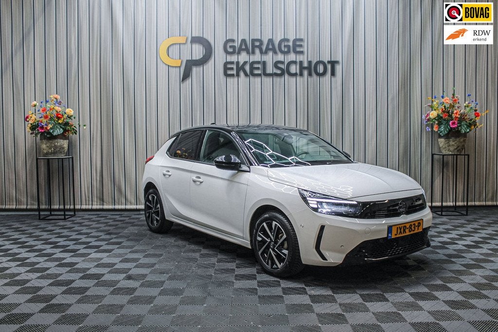 Opel CORSA 1.2 Turbo GS|Carplay|Cruise|Camera, Auto's, Opel, Voorwielaandrijving, Gebruikt, Wit, Handgeschakeld