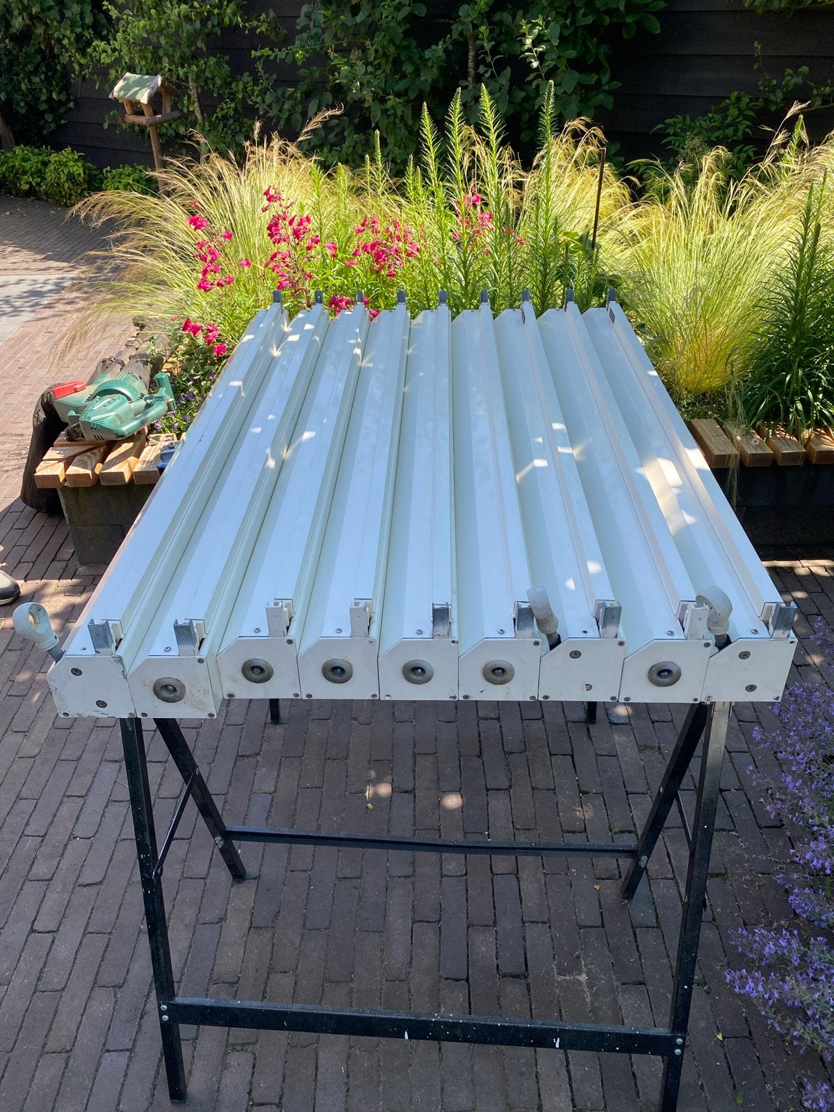 SunCircle screens handmatig bediend 9 stuks, Tuin en Terras, Zonneschermen, Gebruikt, Screen, 150 tot 300 cm, Minder dan 250 cm
