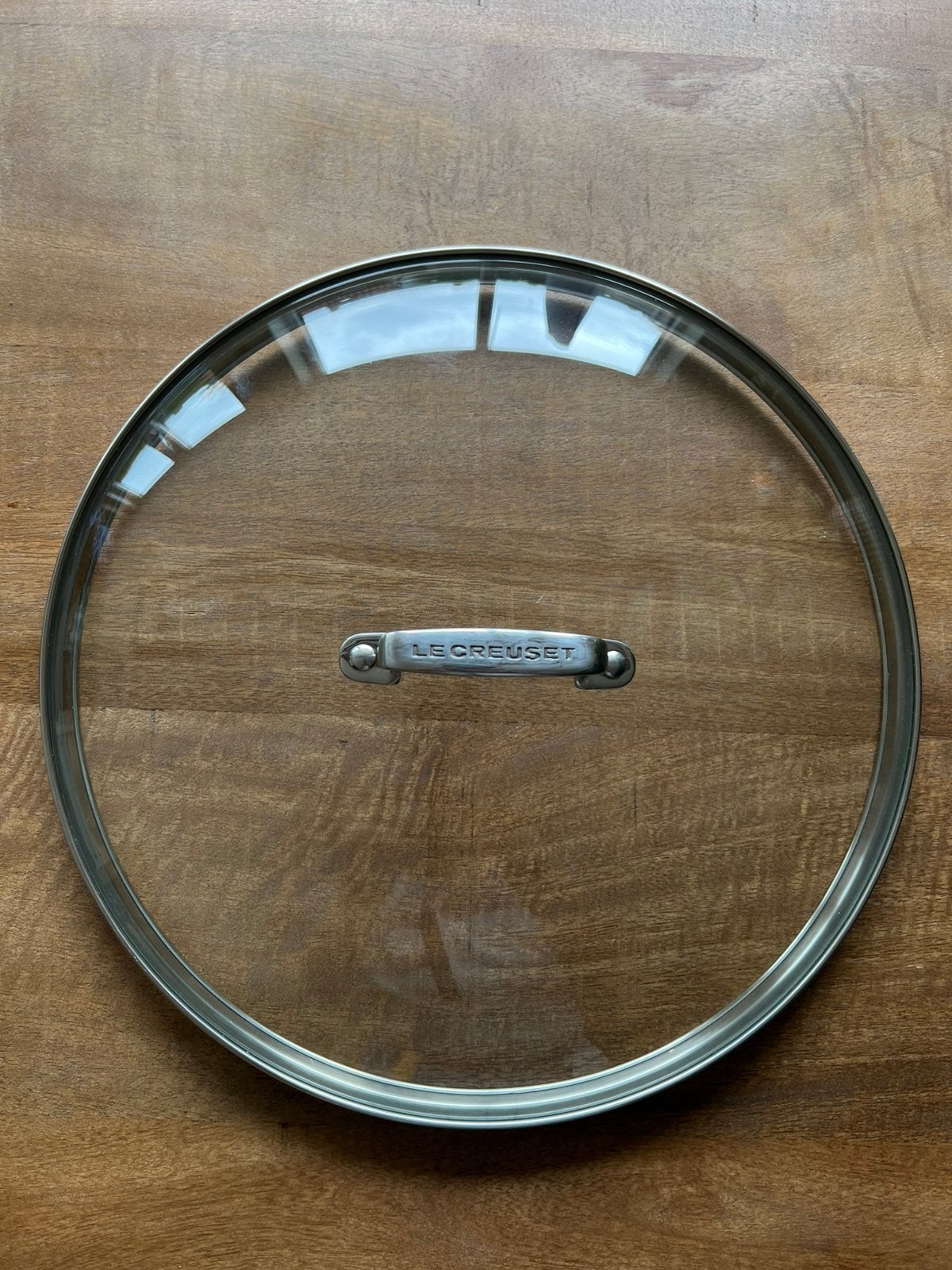 Le Creuset glazen deksel 32cm, Ophalen, Overige typen, Le Creuset, Glas