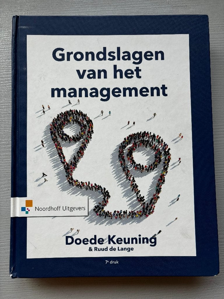 Grondslagen van het management (9789001878887), Boeken, Ophalen of Verzenden, Beta, Zo goed als nieuw, HBO