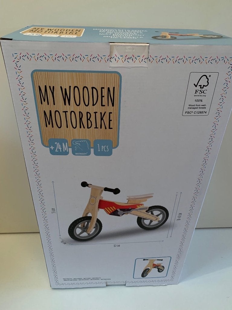 Loopfiets hout, Ophalen, Nieuw, Loopfiets