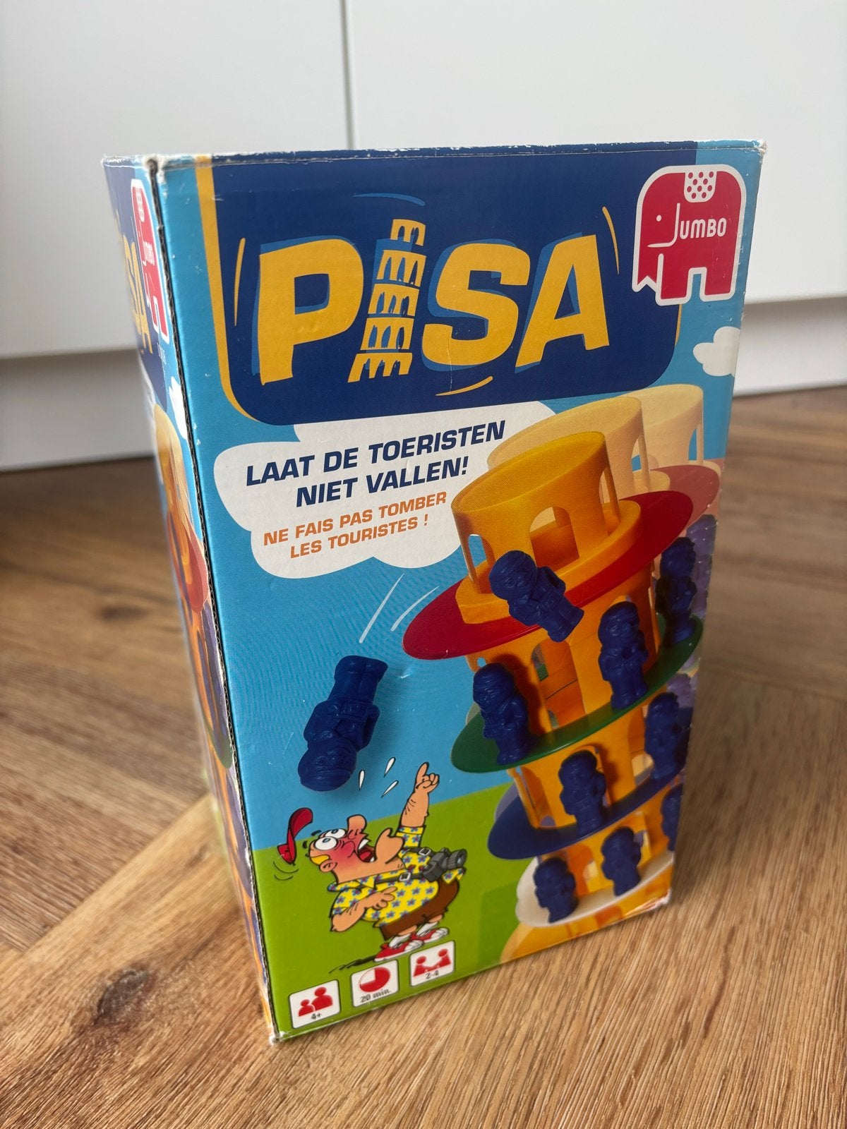 Pisa spel - Laat de toeristen niet vallen!, Een of twee spelers, Ophalen, Gebruikt