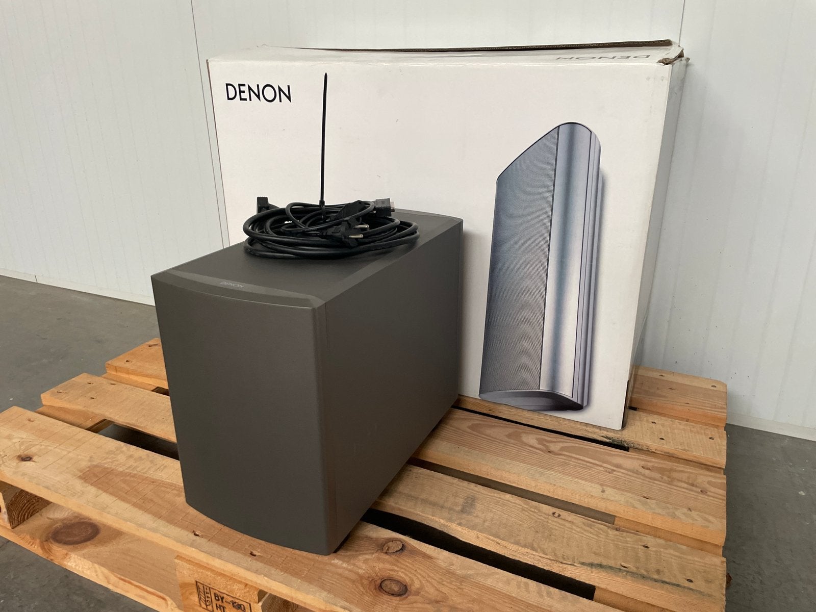 Denon S-301 Subwoofer Bas S301 Woofer Baskast Sub, 70 watt of meer, Zo goed als nieuw, 5.1-systeem, Overige spelers