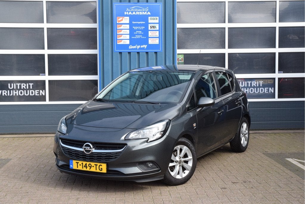 Opel Corsa 1.4 Business+ Automaat Cruise-control (bj 2016), Auto's, Stof, Gebruikt, 4 cilinders, 49 €/maand