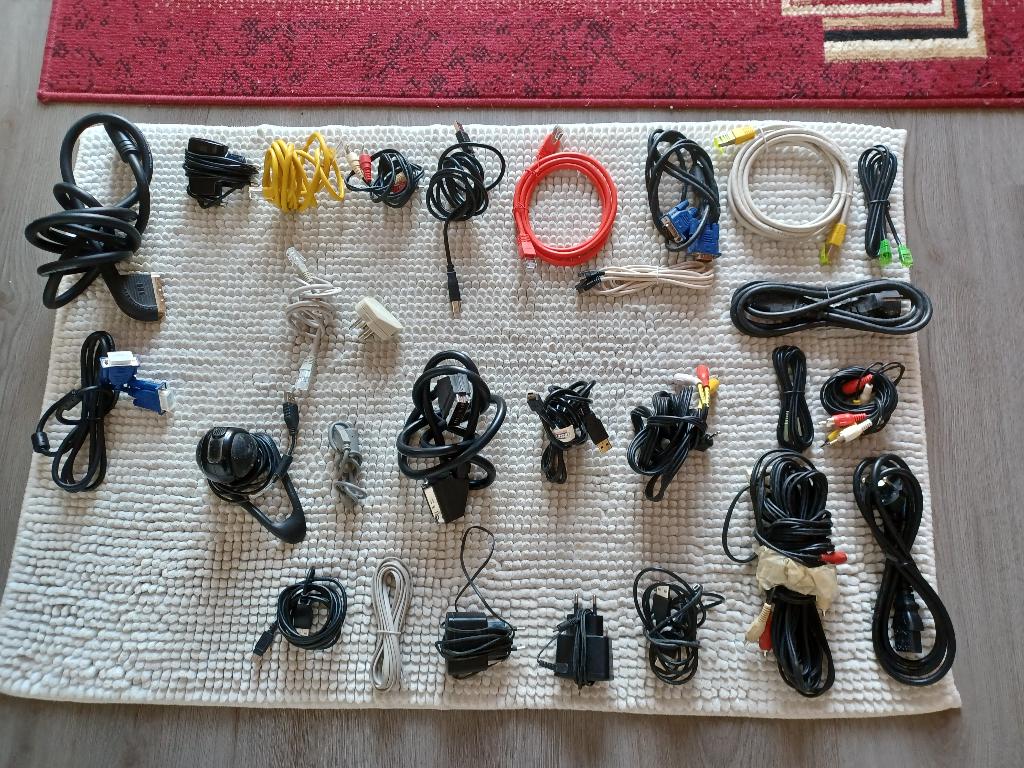 kabels stekkers tv computer telefoon, Muziek en Instrumenten, Ophalen, Nieuw, Apparatuur