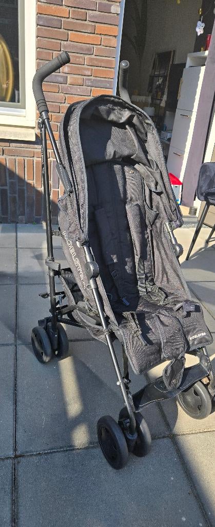Koelstra Simba T4 kinderwagen zwart, Ophalen, Gebruikt, Koelstra, Zonnekap