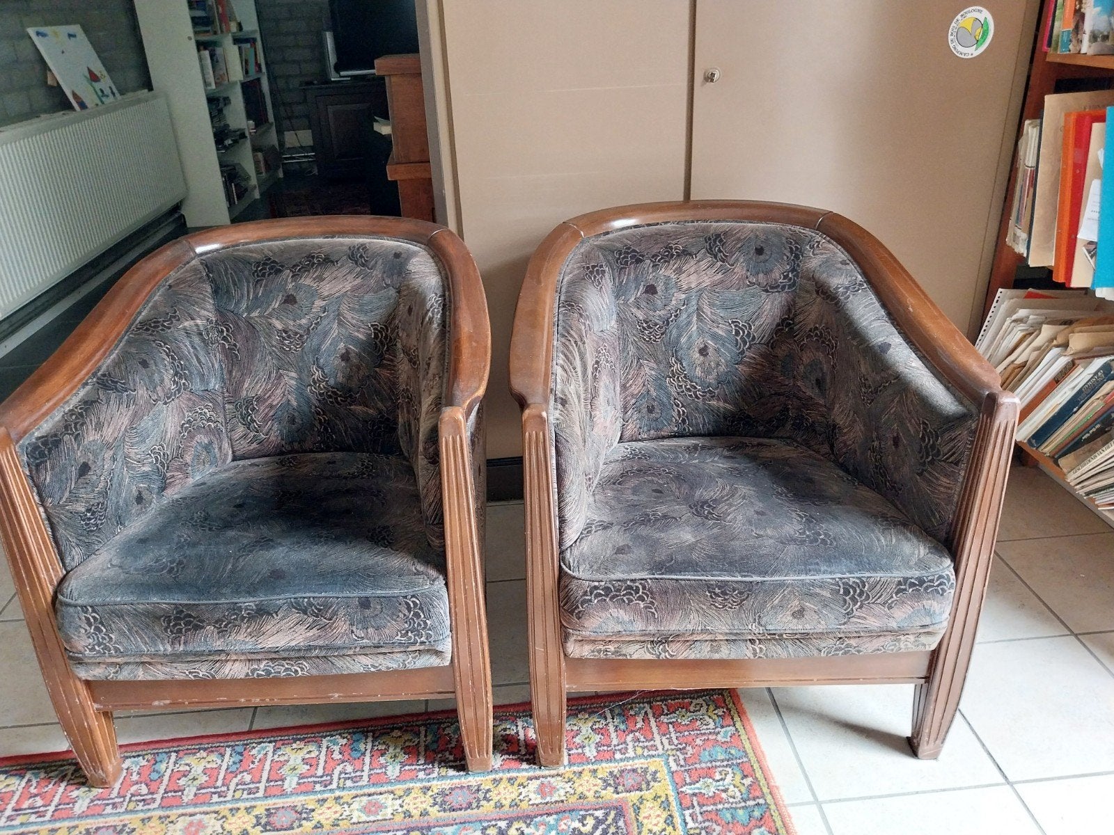 2 Vintage fauteuils., Ophalen