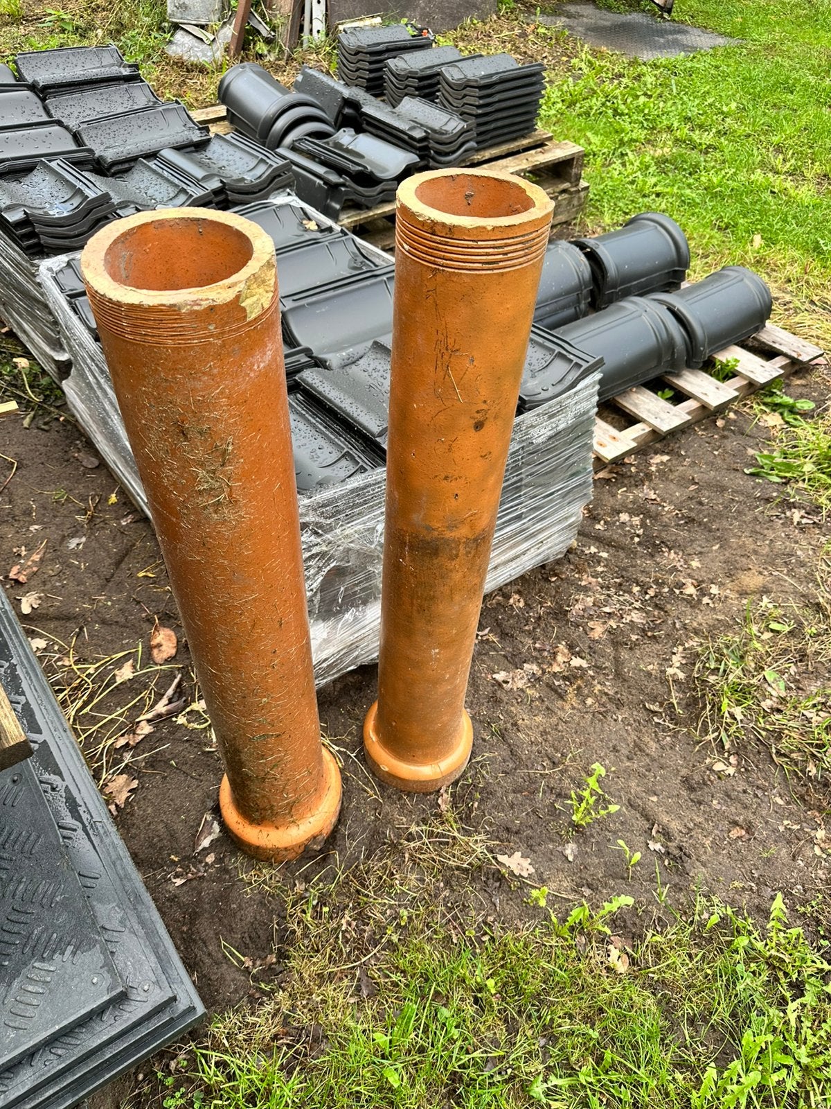 Authentieke gresbuis 2 stuks, Doe-het-zelf en Verbouw, Ophalen, Pvc, Overige typen, Zo goed als nieuw