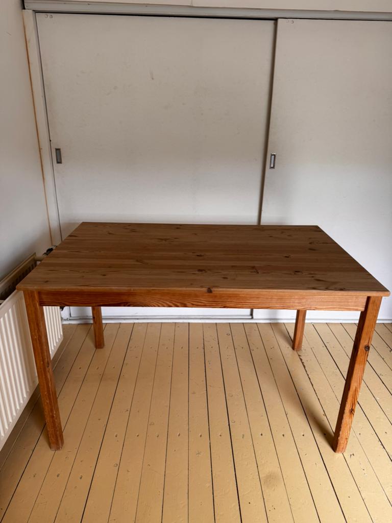 Ikea Ingo 120 x 75 eettafel grenen, Ophalen, Gebruikt, 100 tot 150 cm, 50 tot 100 cm