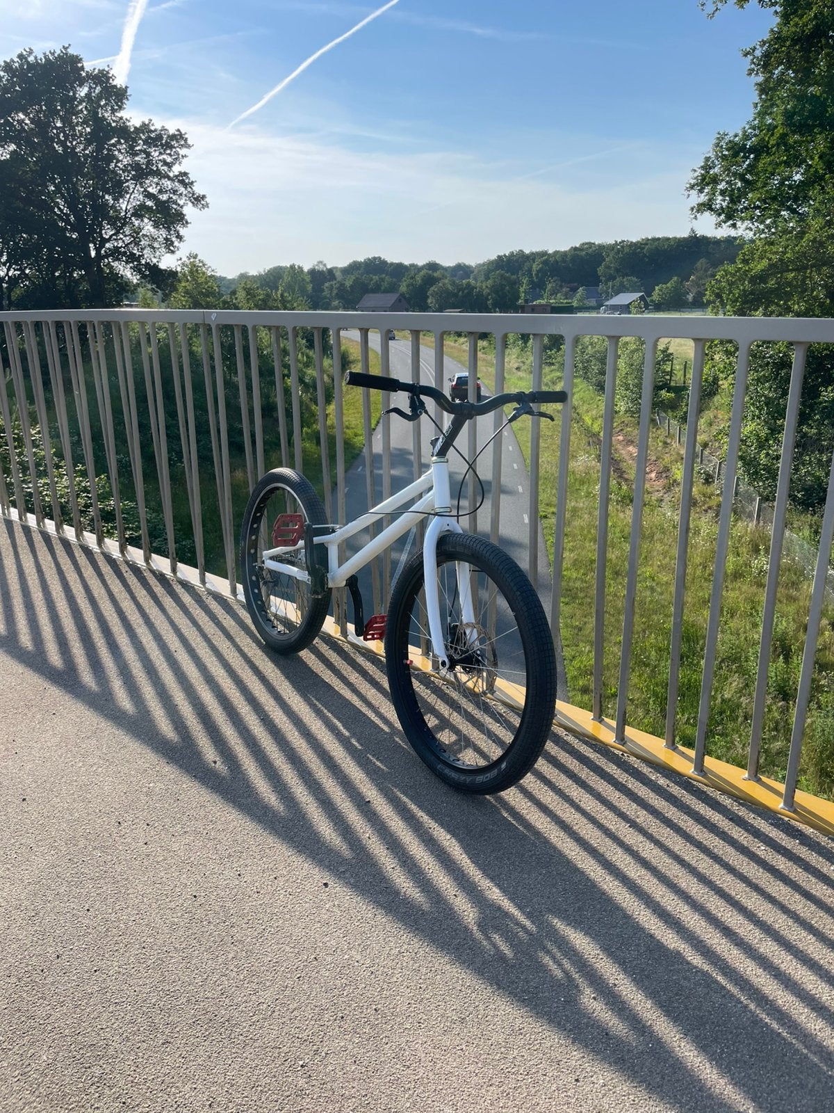 Jitsie trial bike, Fietsen en Brommers, Fietsen | Crossfietsen en BMX, 24 inch of meer, Gebruikt, Aluminium, Ophalen of Verzenden
