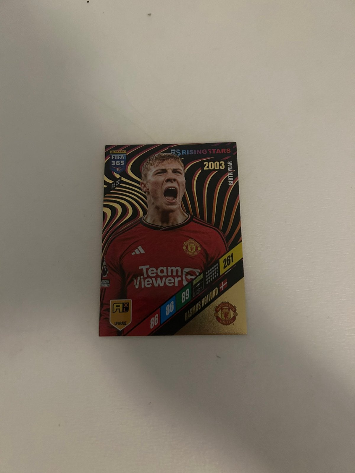Panini Fifa 365 2024 RS 22 Hojlund, Ophalen of Verzenden, Zo goed als nieuw