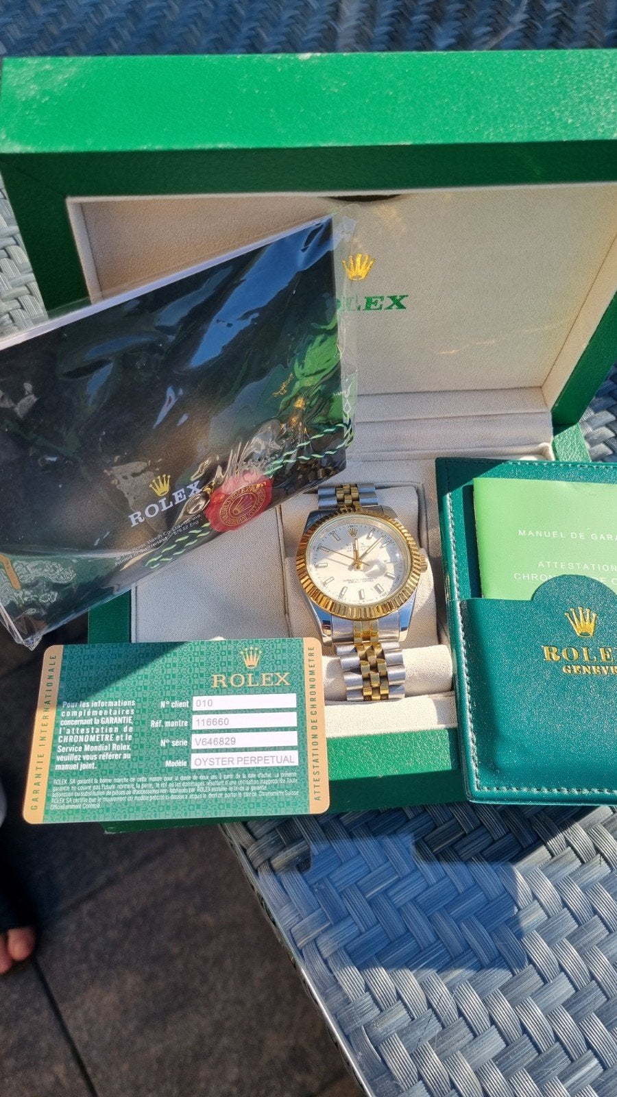 rolex oyster Perpetual automaat, Ophalen of Verzenden, Zo goed als nieuw, Jongen of Meisje