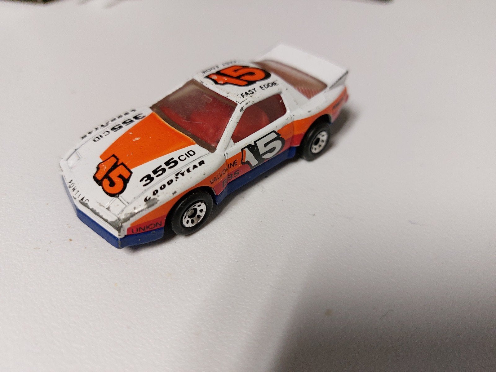 Matchbox Pontiac Firebird Racer #15 Speelgoedauto, Ophalen of Verzenden, Gebruikt