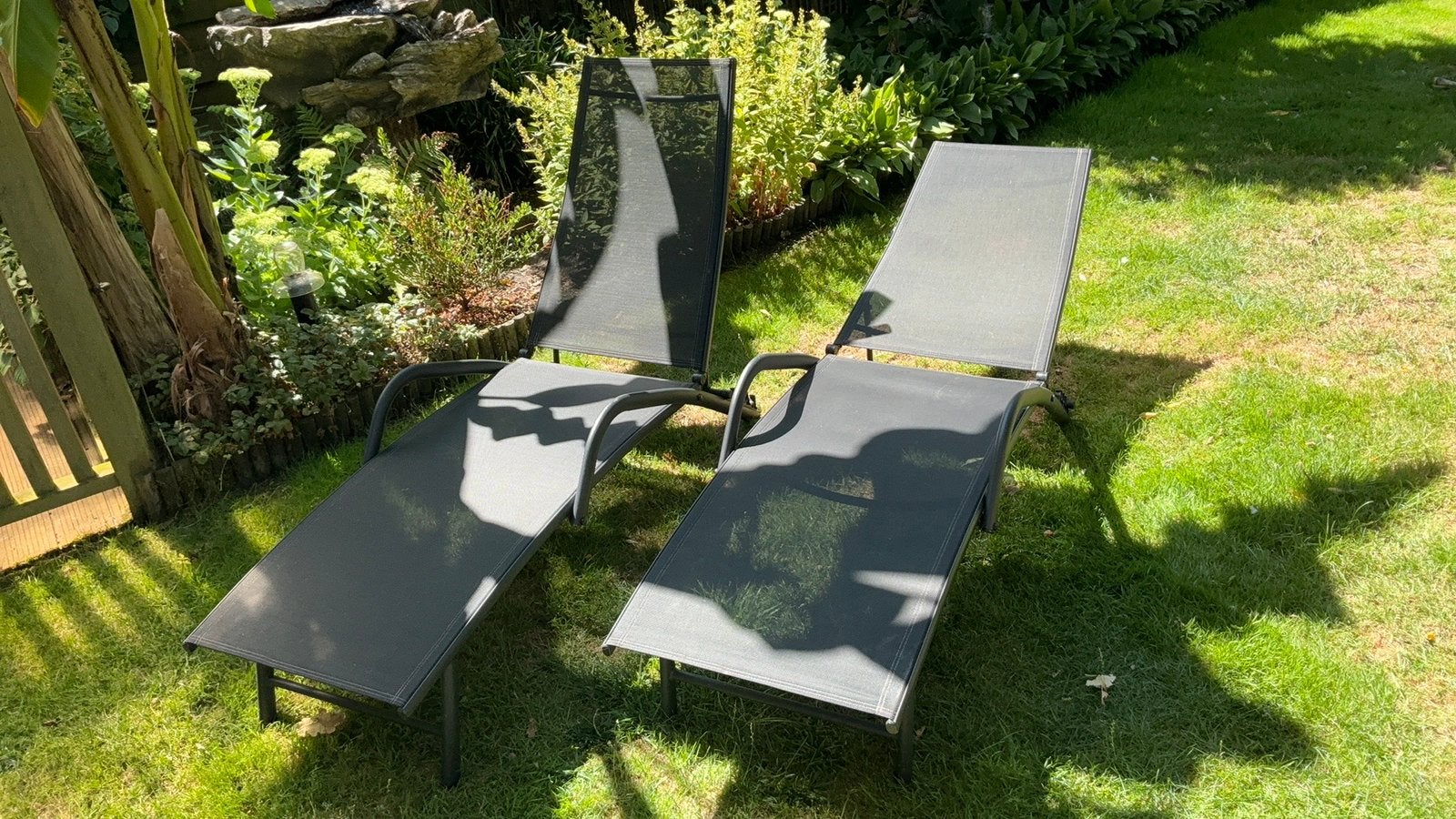 Ligstoelen, Tuin en Terras, Ligbedden, Ophalen, Zo goed als nieuw, Aluminium, Verstelbaar