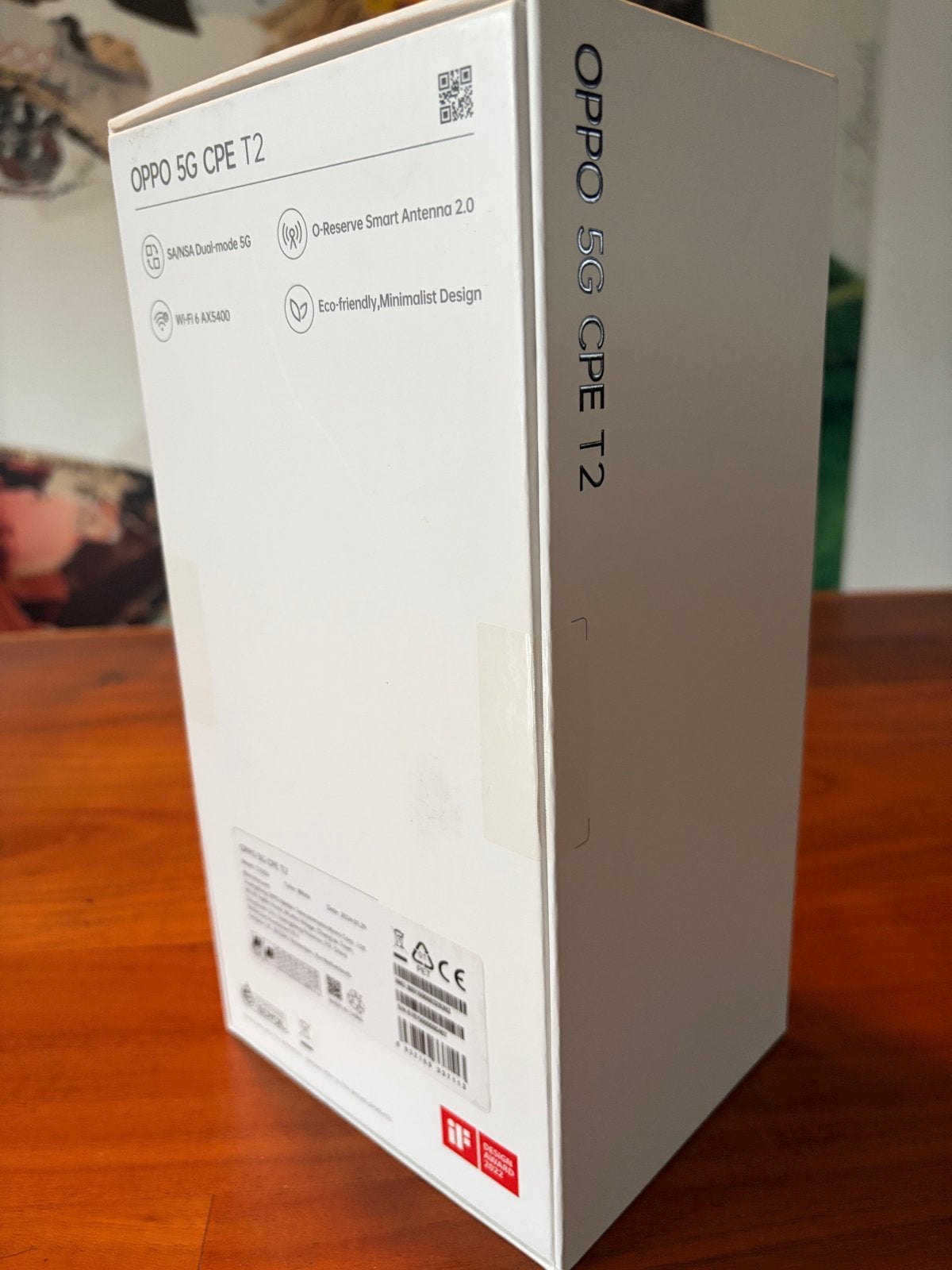 OPPO 5G CPE T2 CTD04 Wi-Fi 6 AX5400 5G Router, Computers en Software, Router met modem, Reflection Investment B.V.,, Ophalen of Verzenden