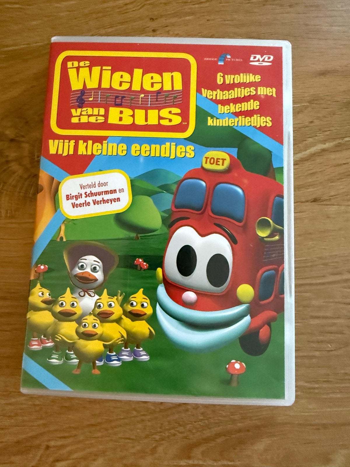 DVD De Wielen van de Bus: 6 vrolijke verhaaltjes, Cd's en Dvd's, Gebruikt, Animatie, Alle leeftijden, Film
