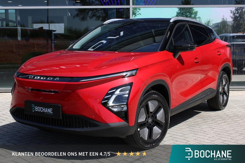 Omoda 5 EV Premium 61 kWh Bloodstone Red Carbon Crystal blac, Auto's, Overige Auto's, 430 km, Automatische klimaatregeling, 211 pk