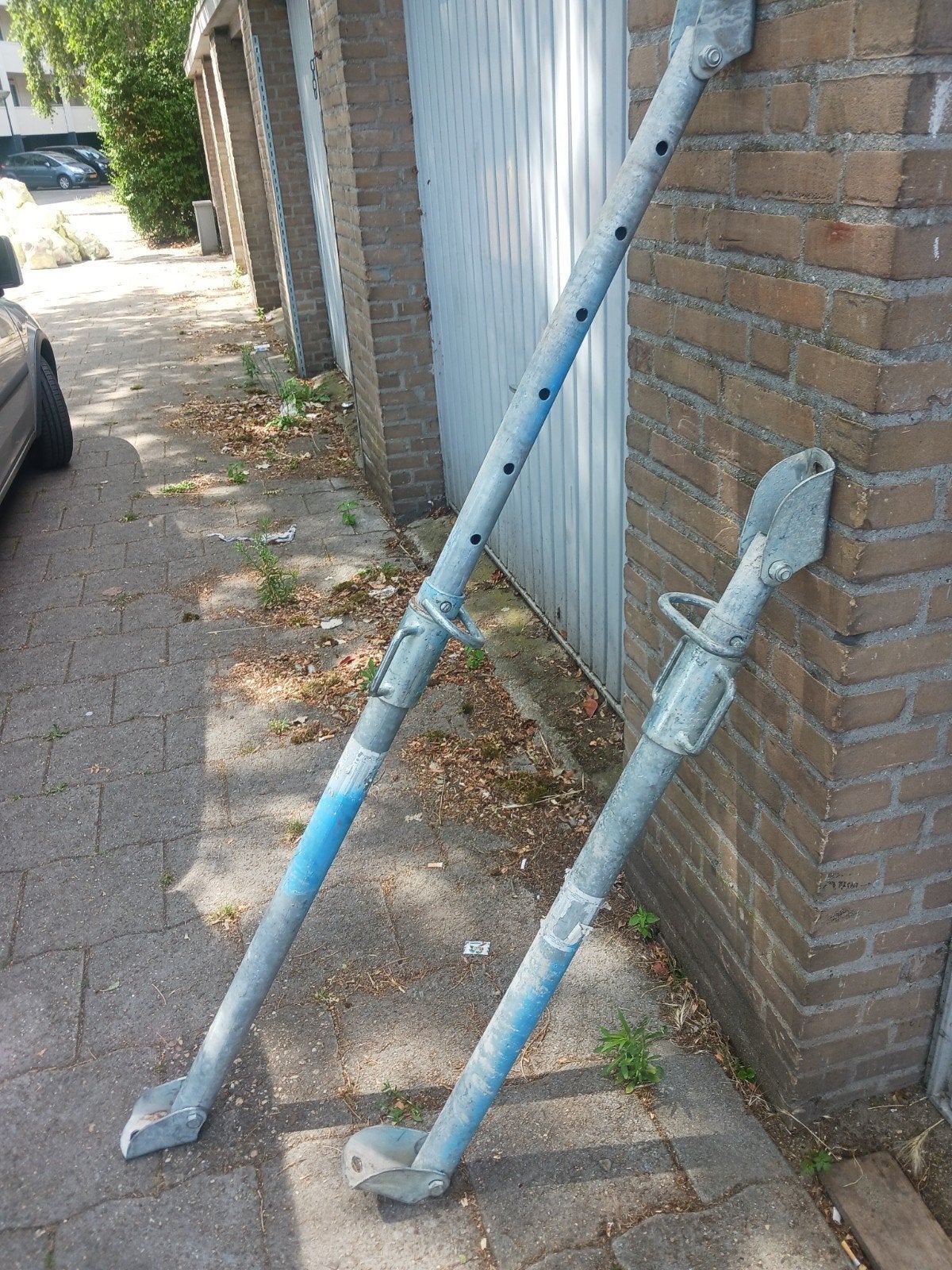 Bouw schoren schoor stempels kort, Ophalen of Verzenden