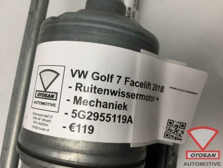 vw golf 7 gte facelift ruitenwissermotor + mechaniek 5g29551, Gebruikt, Volkswagen, Volkswagen AG, Berliner Ring 2
38440  Wolfsburg, DE