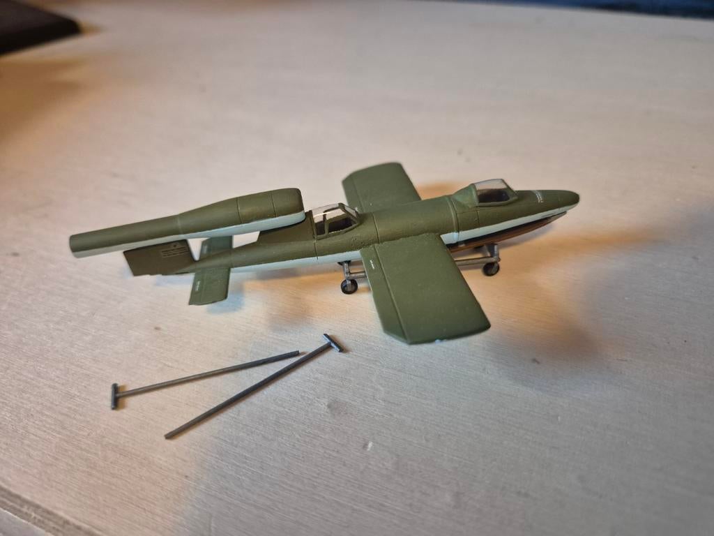 H0 Reichenberg III Fi 103V1 raket vliegtuig wunderwaffe, Hobby en Vrije tijd, Modeltreinen | H0, Overige merken, Gelijkstroom of Wisselstroom