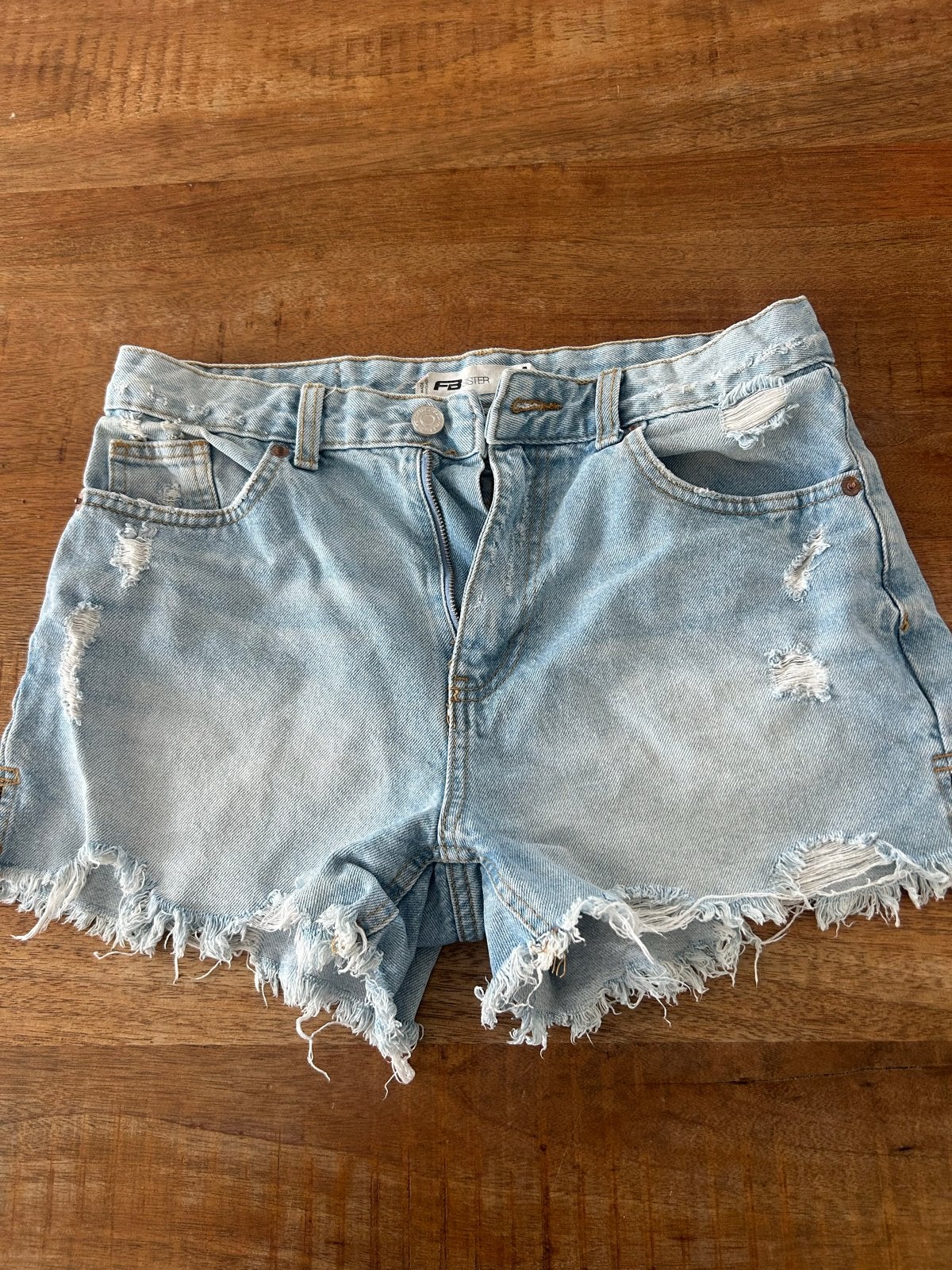 FB Sister denim shorts - Maat M, Kleding | Dames, Ophalen of Verzenden, Gedragen, Blauw, Overige jeansmaten